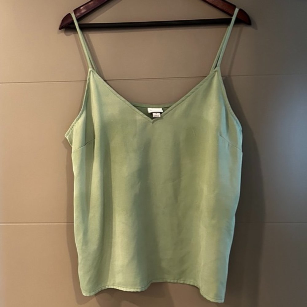 TARGET - A New Day Satin Sage Green Camisole